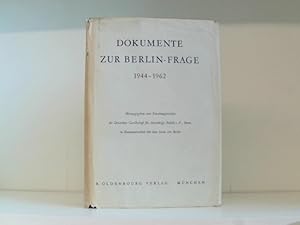 Bild des Verkufers fr Dokumente zur Berlin-Frage 1944-1962 zum Verkauf von Book Broker