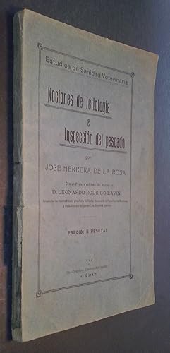 Seller image for Nociones de ictiologa e inspeccin de pescado for sale by Librera La Candela