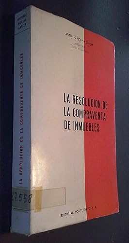 Immagine del venditore per La resolucin de compraventa de inmuebles venduto da Librera La Candela