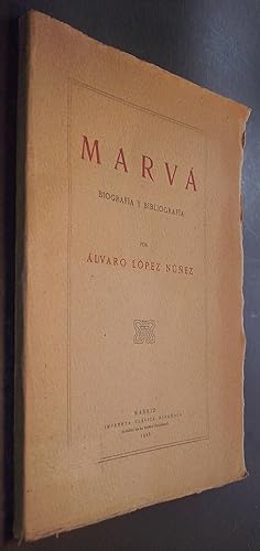 Bild des Verkufers fr Marv. Biografa y bibliografa zum Verkauf von Librera La Candela