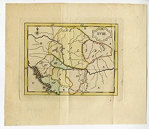 Antique Map-HUNGARY-ROMANIA-SLOVAKIA-Schneider-Bruyset-1785