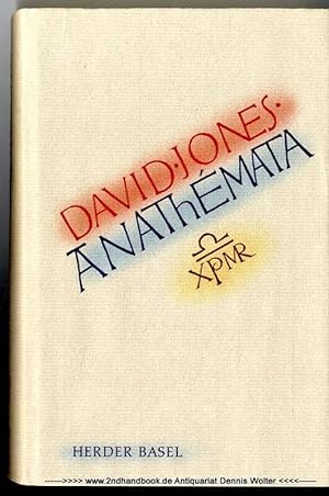 Seller image for Anathemata : Fragmente e. Schreibversuchs for sale by Dennis Wolter