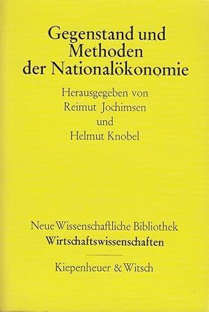 Seller image for Gegenstand und Methoden der Nationalkonomie (kt) for sale by Die Buchgeister