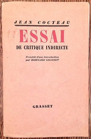 Seller image for Essai de critique indirecte. Le Mystre lac - Des Beaux-Arts considrs comme un assassinat. for sale by Librairie L'Abac / Gimmic SRL