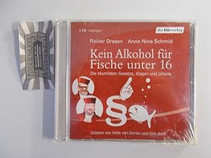 Imagen del vendedor de Kein Alkohol fr Fische unter 16 : die skurrilsten Gesetze, Klagen und Urteile. [Audio CD]. Regie: Michael Wehrhan. a la venta por Druckwaren Antiquariat