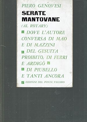 Seller image for SERATE MANTOVANE (AL ROTARY) for sale by iolibrocarmine