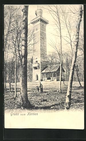 Ansichtskarte Fellbach, Turm auf den Kernen