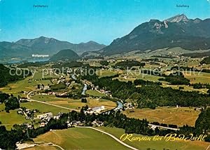 Postkarte Carte Postale 73645240 Ramsau Bad Ischl mit Blick zum Wolfgangsee Schafberg und Zwoelfe...