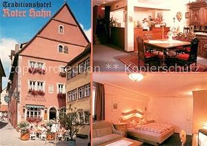 Bild des Verkufers fr Postkarte Carte Postale 73646125 Rothenburg Tauber Traditionshotel Roter Hahn Rezeption Zimmer Rothenbur zum Verkauf von Versandhandel Boeger