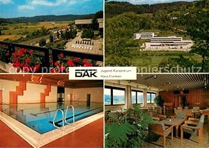 Postkarte Carte Postale 73653285 Unterleinleiter DAK Jugend Kurzentrum Haus Franken Hallenbad Gas...