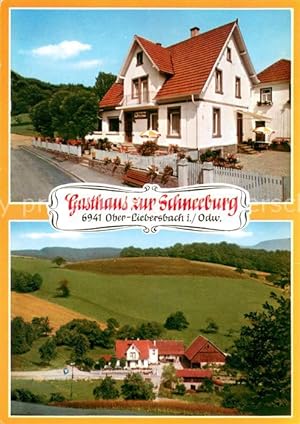 Postkarte Carte Postale 73648799 Ober-Liebersbach Gasthaus zur Schneeburg Panorama Ober-Liebersbach