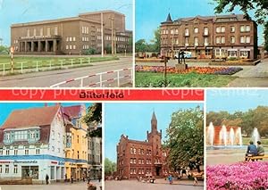 Postkarte Carte Postale 73649851 Bitterfeld Kulturpalast Wilhelm Pieck HO Hotel Central Walther R...