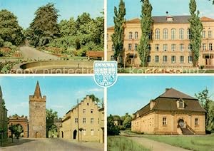 Postkarte Carte Postale 73657066 Zerbst Parkanlagen Heidetor Gebaeude Zerbst