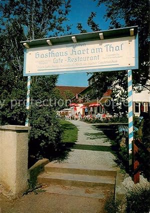 Postkarte Carte Postale 73661334 Hartenthal Gaststaette Zum alten Gasthaus Hart am Thal Café Rest...