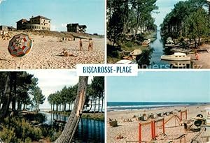 Bild des Verkufers fr Postkarte Carte Postale 13662737 Biscarosse La Plage et l Hotel Canal d Navarosse Lac de Cazaux Sanguine zum Verkauf von Versandhandel Boeger