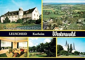 Bild des Verkufers fr Postkarte Carte Postale 73662592 Leuscheid Kurheim Waldesruh Christliches Hilfswerk e.V. Park Kirche Fli zum Verkauf von Versandhandel Boeger