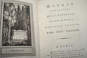 Image du vendeur pour OEUVRES COMPLETES DE J.J. ROUSSEAU, CITOYEN DE GENEVE Nouvelle dition : Tome 23- Tome 1 LES CONFESSIONS- LIVRES I A IV mis en vente par Librairie RAIMOND