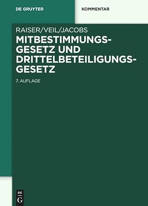 Bild des Verkufers fr Mitbestimmungsgesetz und Drittelbeteiligungsgesetz zum Verkauf von moluna