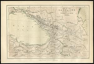 Antique Print-CAUCASUS-BLACK SEA-RUSSIA-GEORGIA-TURKEY-Johnston-Dodd-1856