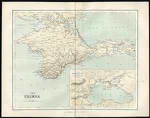 Antique Print-CRIMEA-BLACK SEA-RUSSIA-Johnston-Dodd-1856