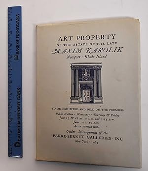 American furniture, also English & other examples, American & other paintings . fine books, print...