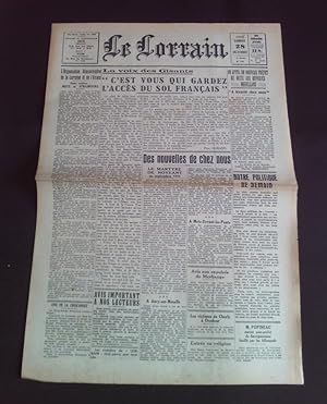 Le lorrain - N°140 28 Octobre 1944