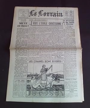 Le lorrain - N°144 25 Novembre 1944
