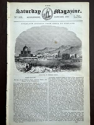 The Saturday Magazine No 551, INDIA to ENGLAND OVERLAND, (Route 1 Via Persian Gulf, Russia St Pet...