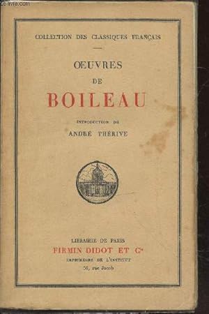 Bild des Verkufers fr Oeuvres de Boileau ("Collection des Classiques franais") zum Verkauf von Le-Livre
