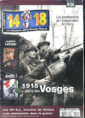 Bild des Verkufers fr 14-18 le magazine de la Grande Guerre N26 1915 dans les Vosges zum Verkauf von Le-Livre