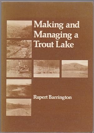 Seller image for MAKING AND MANAGING A TROUT LAKE for sale by Easton's Books, Inc.