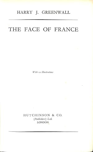 Imagen del vendedor de The face of France a la venta por WeBuyBooks