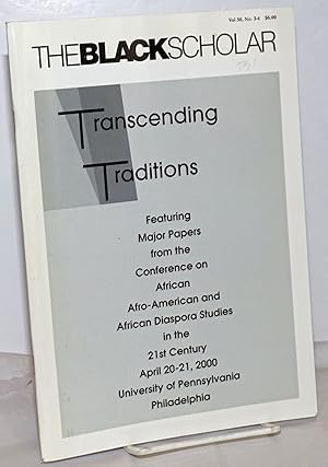 Seller image for The Black Scholar: Volume 30, number 3-4, Fall-Winter 2000: Transcending Traditions for sale by Bolerium Books Inc.