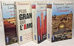 Image du vendeur pour O Jrusalem + Plus grands que l'amour + Le cinquime cavalier + .ou tu porteras mon deuil --- 4 livres mis en vente par crealivres