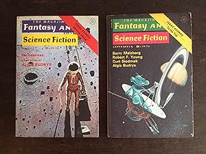 Seller image for THE MAGAZINE OF FANTASY AND SCIENCE FICTION VOL 51, NO 2, NO 3. AUGUST, SEPTEMBER 1976: Michaelmas (Parts 1 & 2 Complete Set) for sale by Astro Trader Books IOBA
