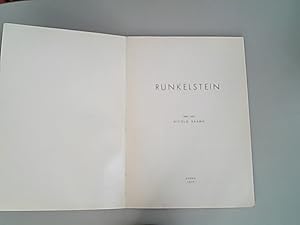 Imagen del vendedor de Runkelstein. a la venta por Antiquariat Bookfarm