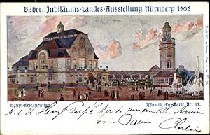 Künstler Ansichtskarte / Postkarte Nürnberg in Mittelfranken Bayern, Bayer. Jubiläums und Landesa...