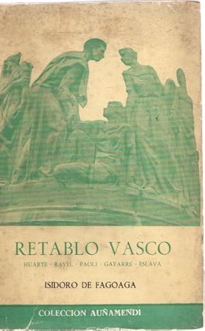 Bild des Verkufers fr Retablo vasco . zum Verkauf von Librera Astarloa