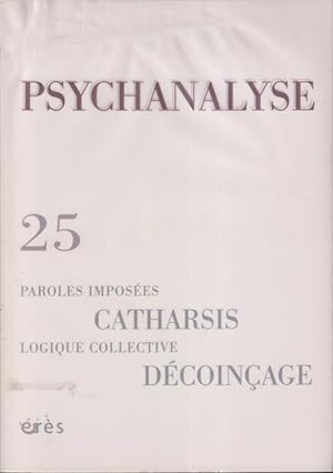 Seller image for Psychanalyse - N 25 for sale by PRISCA