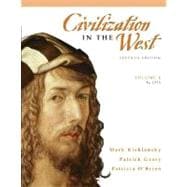 Immagine del venditore per Civilization in the West, Volume 1 (to 1715) venduto da eCampus