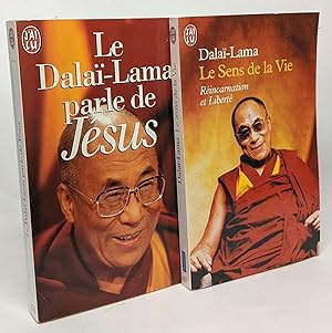 Immagine del venditore per LE DALAI-LAMA PARLE DE JESUS. Une perspective bouddhiste sur les enseignements de Jsus + le sens de la vie rincarnation et libert --- 2 livres venduto da crealivres