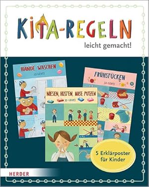 Bild des Verkufers fr Kita-Regeln leicht gemacht : 5 Erklrposter im A2-Format fr Kinder zum Verkauf von AHA-BUCH GmbH