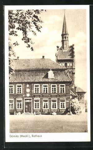 Ansichtskarte Dömitz, Ansicht vom Rathaus