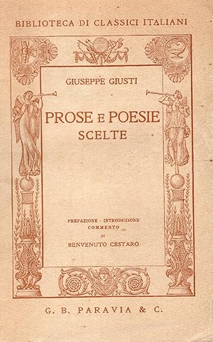 Poesie e prose scelte