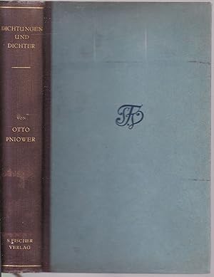 Imagen del vendedor de Dichtungen und Dichter. Essays und Studien a la venta por Graphem. Kunst- und Buchantiquariat
