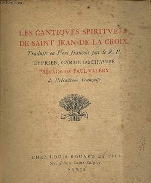 Seller image for Les cantiques spirituels de Saint Jean de la croix for sale by Le-Livre