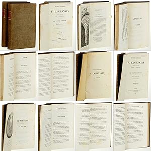Oeuvres posthumes de F. Lamennais, publ. . par E. D. Forgues. La divine comédie de Dante Alighier...