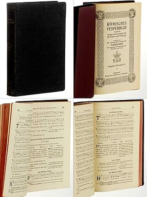 Römisches Vesperbuch enthaltend Vesper und Komplet für die Sonn- und Festtage; Auszug aus der vat...