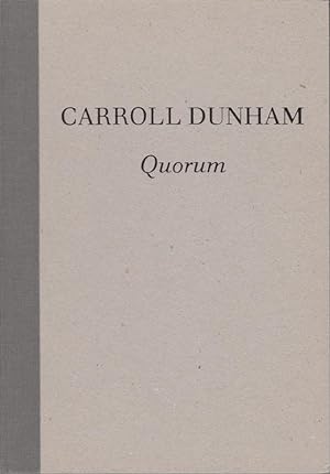 Quorum; 13 facsimile drawings in an ed. of 147, signed and numbered / Carroll Dunham, Nolan / Eck...