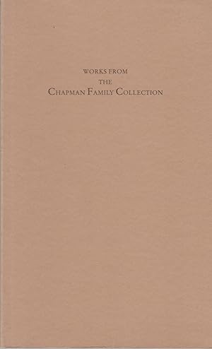 Bild des Verkufers fr Works From The Chapman Family Collection zum Verkauf von William English Rare Books